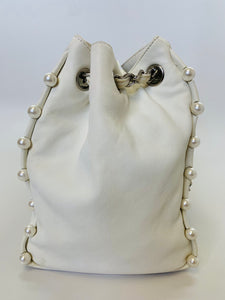 CHANEL Ivory Pearl Obsession Medium Tote Bag