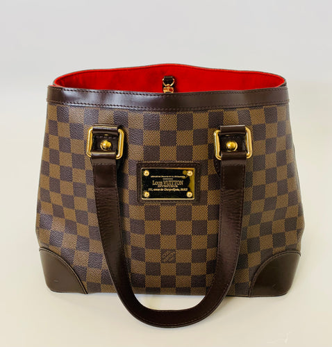Louis Vuitton Damier Ebene Hampstead PM Tote Bag