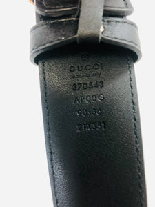 Gucci Black Interlocking G Belt Size 90/36