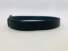 Load image into Gallery viewer, Prada Black Oval Logo Buckle Belt Size 90/36