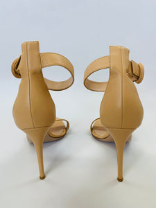 Gianvito Rossi Nude Portofino 105mm Sandals Size 39 1/2