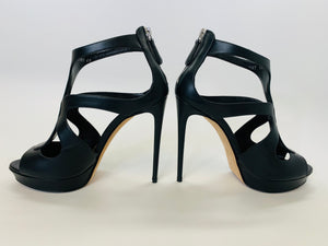 Alexander McQueen Black Platform Sandals Size 40