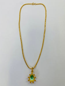 Rainey Elizabeth Pendant and Bead Necklace