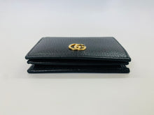 Load image into Gallery viewer, Gucci Black Interlocking G Card Wallet Case