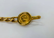 Load image into Gallery viewer, CHANEL Vintage Gold Metal CC Belt Size XS-S