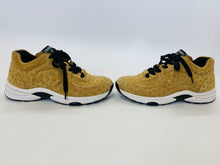 Load image into Gallery viewer, CHANEL Beige CC Lace Up Sneakers Size 37 1/2