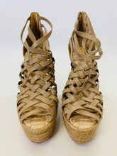 Load image into Gallery viewer, Christian Louboutin Tramontagne Platform Espadrille Wedge Size 39