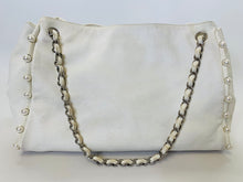 Load image into Gallery viewer, CHANEL Ivory Pearl Obsession Medium Tote Bag