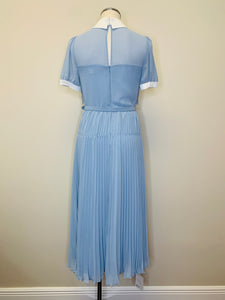 Self Portrait Pastel Blue Midi Dress Sizes 4, 8 and 10