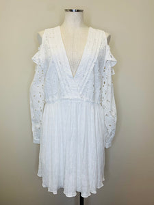 Iro Melia White Mini Dress Sizes 38 and 42