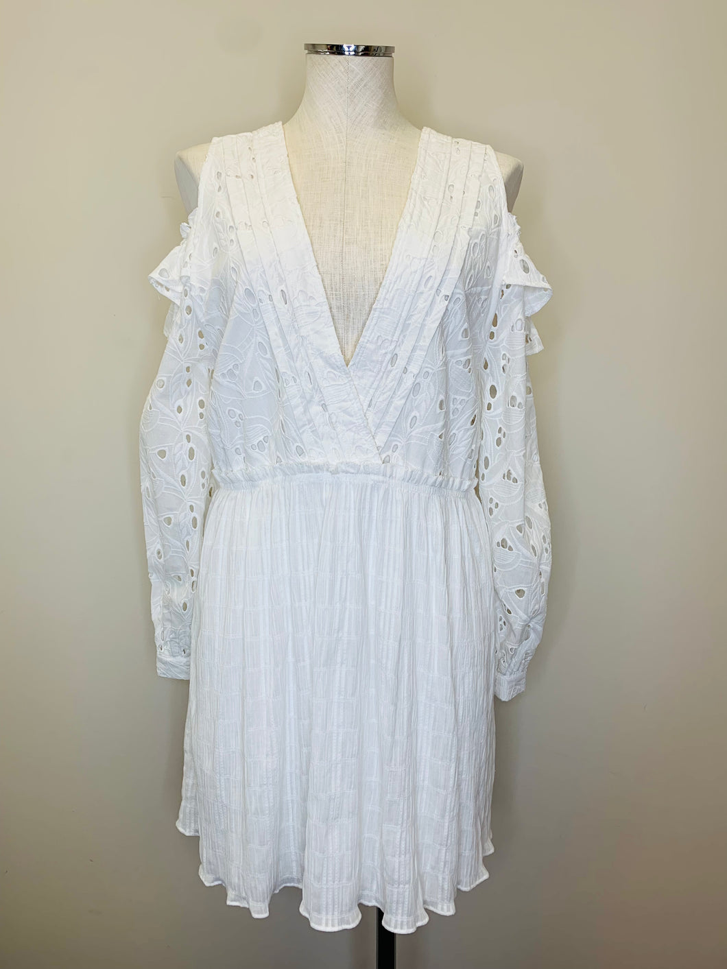 Iro Melia White Mini Dress Sizes 38 and 42 JDEX Styles Iro Melia White Mini Dress Sizes 38 and 42 JDEX Styles