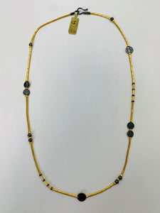 Rainey Elizabeth Short Disk Necklace