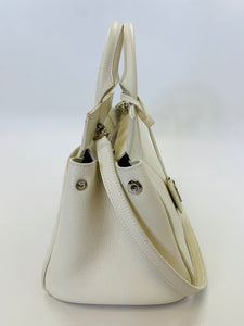Saint Laurent Ivory Rive Gauche Cabas Small Tote Bag