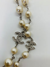 Load image into Gallery viewer, CHANEL Classic Long Man Made Pearl CC Necklace