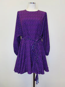 Rhode Violet Bloom Ella Dress Size M