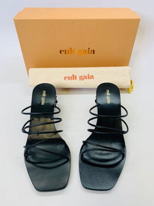 Cult Gaia Black Kelly Sandal Size 37