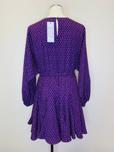 Rhode Violet Bloom Ella Dress Size M