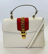 Load image into Gallery viewer, Gucci Ivory Guccissima Medium Sylvie Bag