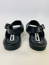 Load image into Gallery viewer, McQ by Alexander McQueen Black Kim Sandal size 40