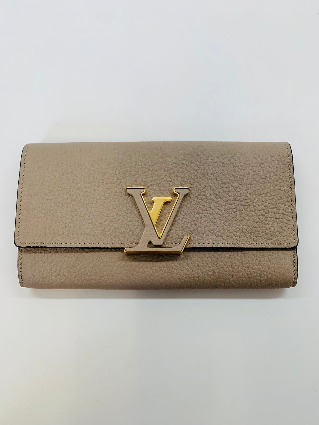 Louis Vuitton Pebble Capucines Long Wallet