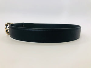 Gucci Black Interlocking G Belt Size 90/36