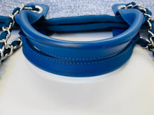 Load image into Gallery viewer, CHANEL Blue Large Deauville Shopping Bag