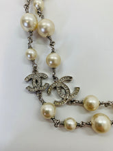 Load image into Gallery viewer, CHANEL Classic Long Man Made Pearl CC Necklace