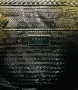 Prada Black Tessuto Nylon Messenger Bag