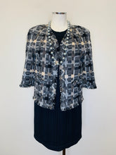 Load image into Gallery viewer, CHANEL Tweed and Fringe Jacket Size 42