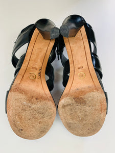 Derek Lam 10 Crosby Black Sandals Size 6 1/2