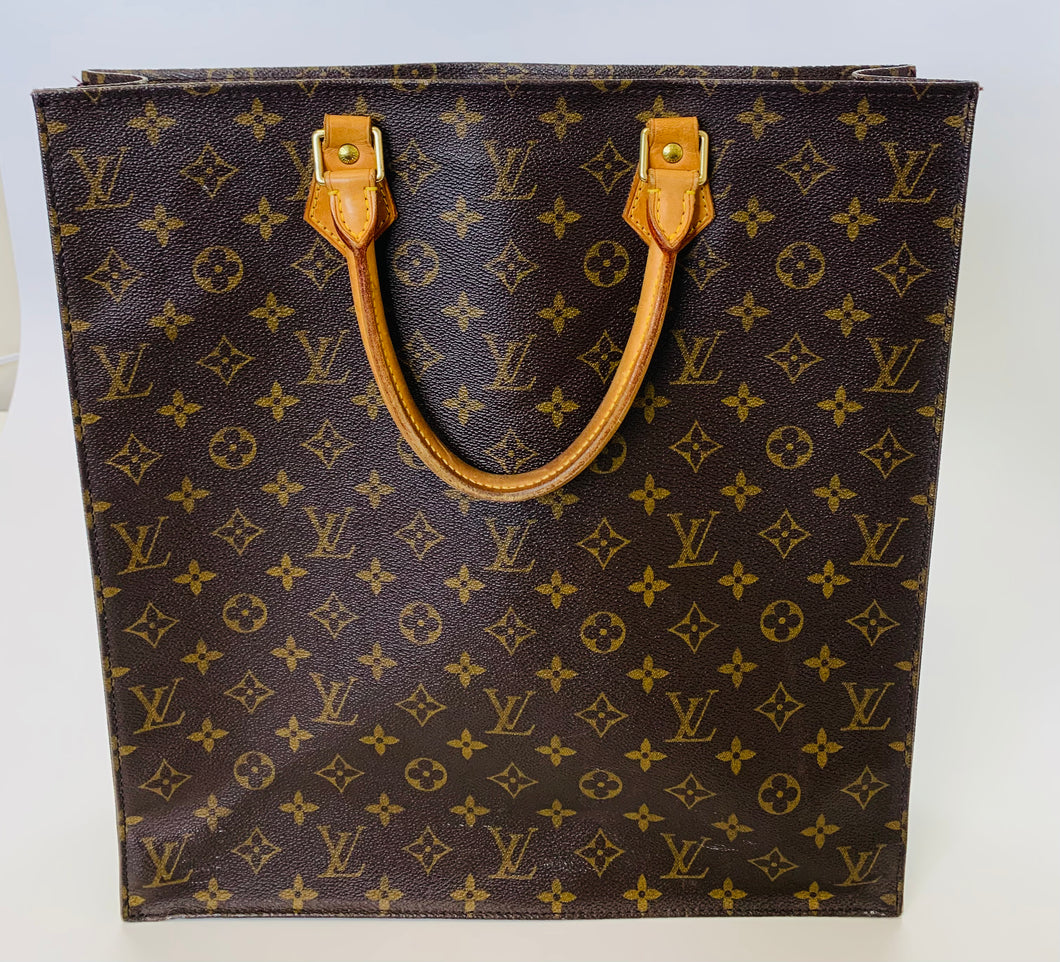 Louis Vuitton Monogram Canvas Sac Plat Tote