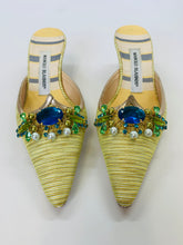 Load image into Gallery viewer, Manolo Blahnik Jeweled Mule Size 37