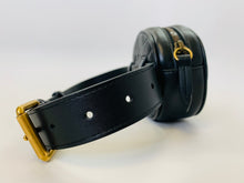 Load image into Gallery viewer, Gucci Black GG Marmont Belt Bag Size 75/30