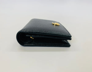 Gucci Black Interlocking G Card Wallet Case