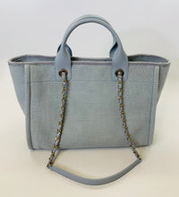 Load image into Gallery viewer, CHANEL Small Grey Deauville Shopping Bag