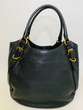 Load image into Gallery viewer, Prada Black Vitello Daino Tote Bag