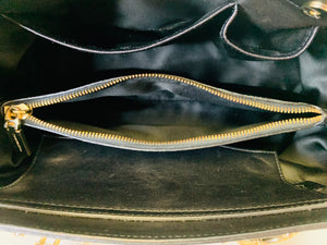 Gianni Versace Couture Black Snap Out Of It Bag