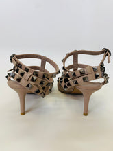 Load image into Gallery viewer, Valentino Garavani Poudre Rockstud Caged Pumps Size 38 1/2