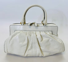 Load image into Gallery viewer, Valentino Garavani White Lacca Fleur Bag