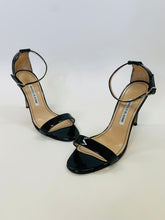 Load image into Gallery viewer, Manolo Blahnik Black Chaos Sandals Size 39 1/2