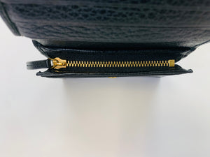 Gucci Black Interlocking G Card Wallet Case