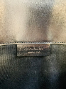 Givenchy Dark Green and Black Antigona Envelope Clutch