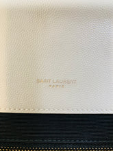 Load image into Gallery viewer, Saint Laurent Cream Large Envelope Flap Bag