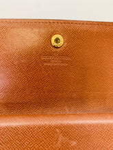 Load image into Gallery viewer, Louis Vuitton Vintage Coated Monogram Canvas Flap Wallet