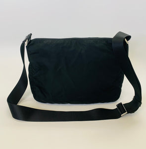 Prada Black Tessuto Nylon Messenger Bag