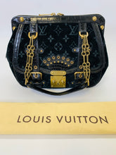 Load image into Gallery viewer, Louis Vuitton Limited Edition Gracie MM Black Monogram Velours Bag