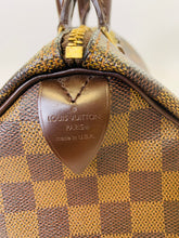 Load image into Gallery viewer, Louis Vuitton Ebene Damier Coated Canvas Speedy 25
