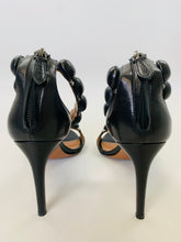 Load image into Gallery viewer, Alaia Black La Bombe Sandals Size 39 1/2