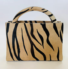 Load image into Gallery viewer, Alberta Ferretti Animal Print Top Handle Bag