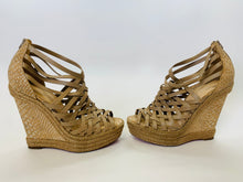 Load image into Gallery viewer, Christian Louboutin Tramontagne Platform Espadrille Wedge Size 39